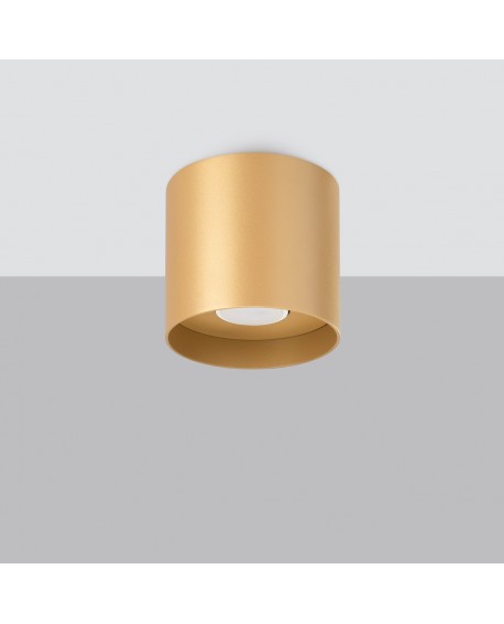 Plafon MIKA złoty Sollux SL.1283