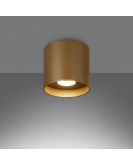 Plafon MIKA złoty Sollux SL.1283