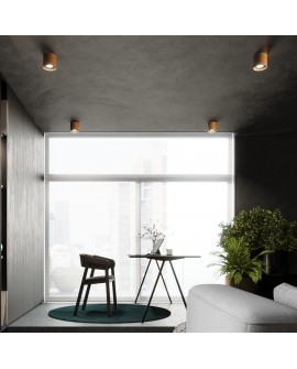 Plafon MIKA złoty Sollux SL.1283