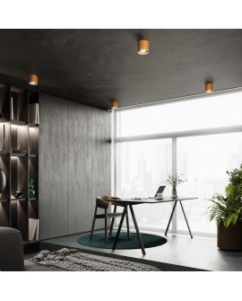 Plafon MIKA złoty Sollux SL.1283