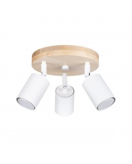 Plafon VERDO 3P biały Sollux SL.1287