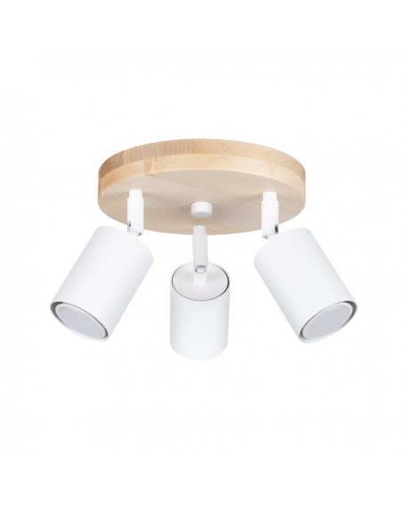 Plafon VERDO 3P biały Sollux SL.1287