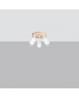 Plafon VERDO 3P biały Sollux SL.1287