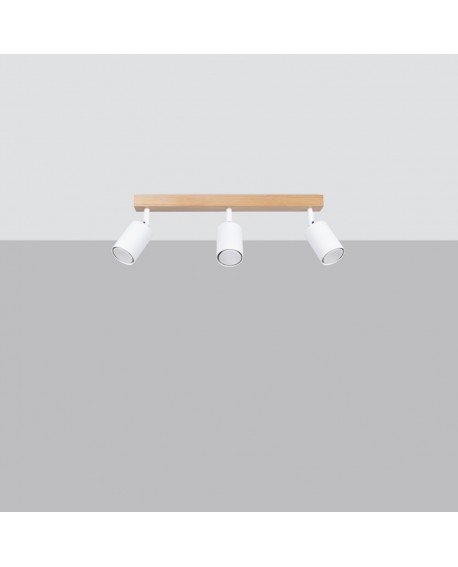 Plafon VERDO 3L biały Sollux SL.1288