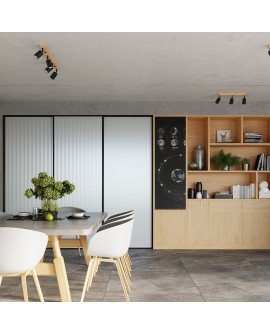 Plafon VERDO 3P czarny Sollux SL.1292