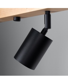 Plafon VERDO 4 czarny Sollux SL.1294