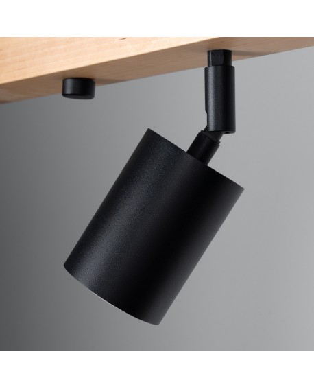 Plafon VERDO 4 czarny Sollux SL.1294