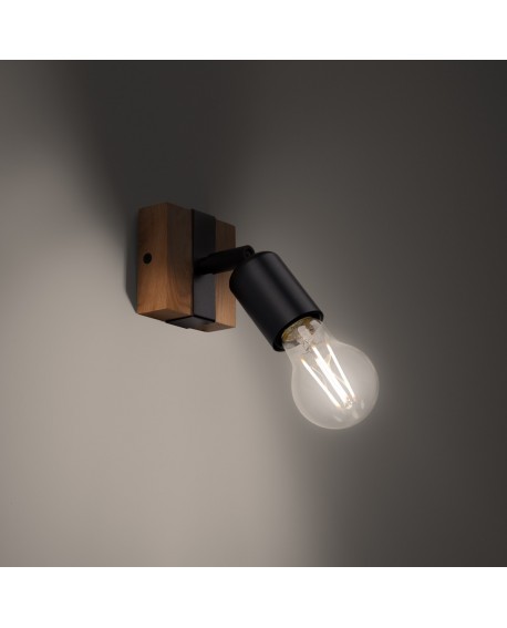 Kinkiet ZUCA czarny Sollux SL.1295