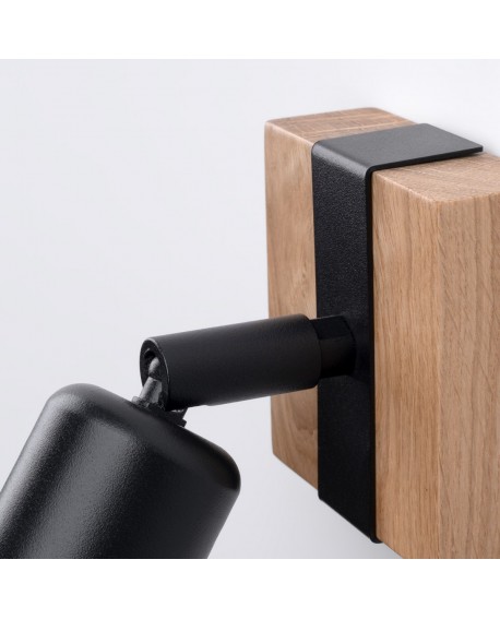 Kinkiet ZUCA czarny Sollux SL.1295