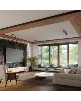 Plafon ZUCA 2 czarny Sollux SL.1296