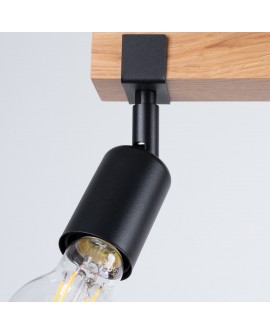 Plafon ZUCA 3 czarny Sollux SL.1297