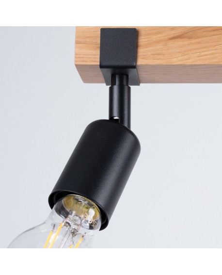 Plafon ZUCA 3 czarny Sollux SL.1297