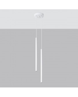Lampa wisząca PASTELO 2 biała Sollux SL.1303