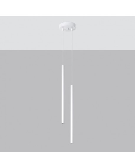 Lampa wisząca PASTELO 2 biała Sollux SL.1303