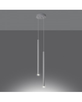 Lampa wisząca PASTELO 2 biała Sollux SL.1303