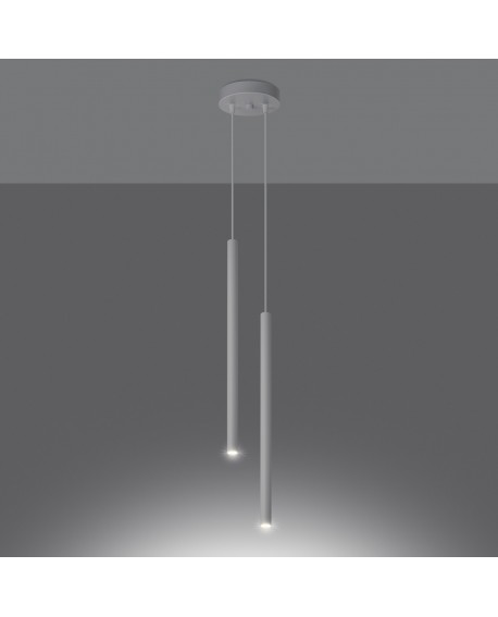 Lampa wisząca PASTELO 2 biała Sollux SL.1303