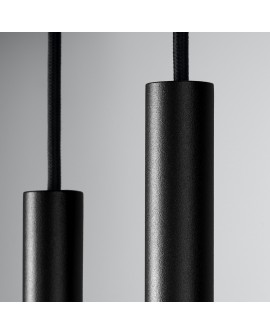 Lampa wisząca PASTELO 2 czarna Sollux SL.1304