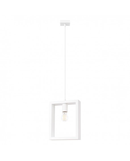 Lampa wisząca ARIES biała Sollux SL.1312