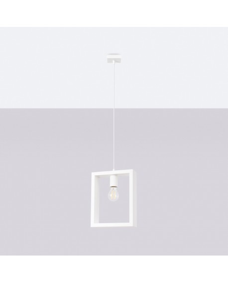 Lampa wisząca ARIES biała Sollux SL.1312