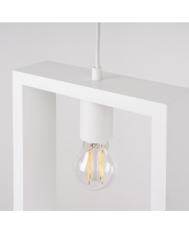 Lampa wisząca ARIES biała Sollux SL.1312