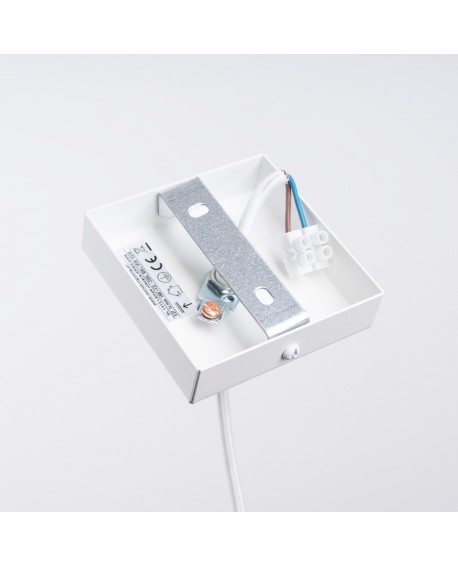 Lampa wisząca ARIES biała Sollux SL.1312