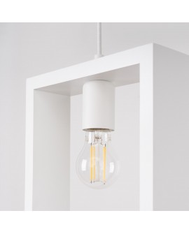 Lampa wisząca ARIES biała Sollux SL.1312