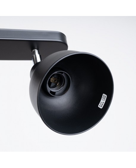 Plafon ELBA 2 czarny Sollux SL.1317