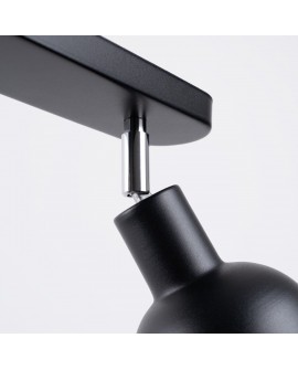 Plafon ELBA 2 czarny Sollux SL.1317