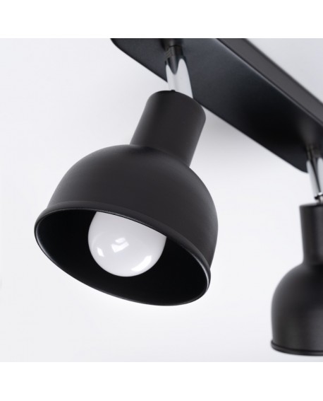 Plafon ELBA 2 czarny Sollux SL.1317