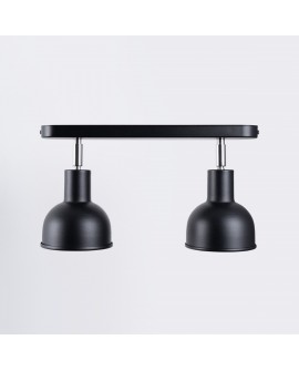 Plafon ELBA 2 czarny Sollux SL.1317