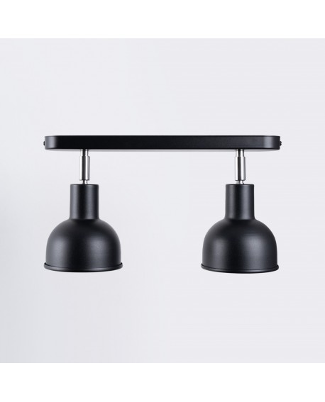 Plafon ELBA 2 czarny Sollux SL.1317