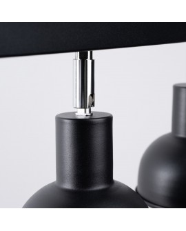 Plafon ELBA 3 czarny Sollux SL.1318