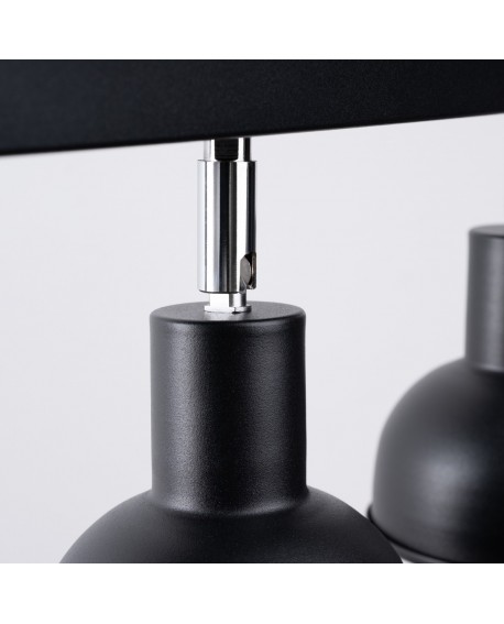 Plafon ELBA 3 czarny Sollux SL.1318