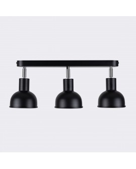 Plafon ELBA 3 czarny Sollux SL.1318