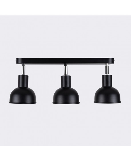 Plafon ELBA 3 czarny Sollux SL.1318