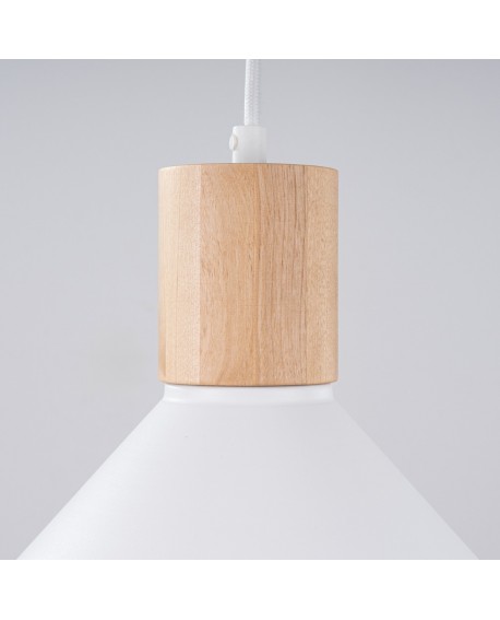 Lampa wisząca JAGA biała Sollux SL.1319