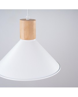 Lampa wisząca JAGA biała Sollux SL.1319