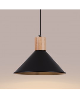 Lampa wisząca JAGA czarna Sollux SL.1320