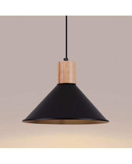 Lampa wisząca JAGA czarna Sollux SL.1320