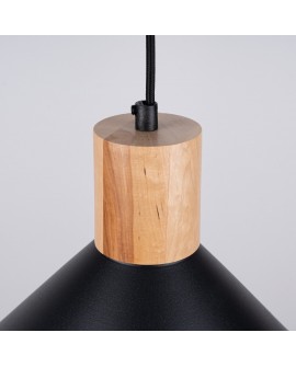 Lampa wisząca JAGA czarna Sollux SL.1320