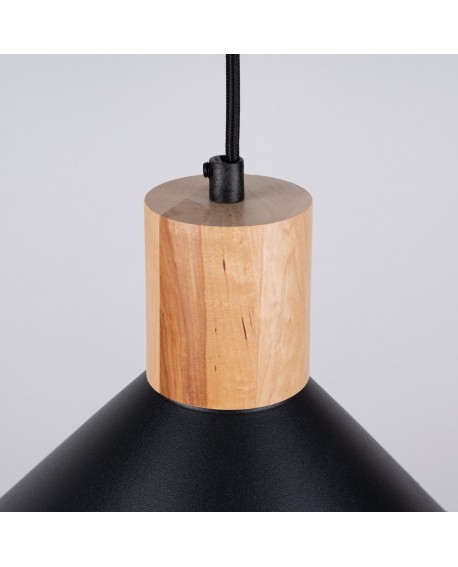 Lampa wisząca JAGA czarna Sollux SL.1320