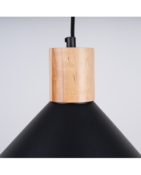 Lampa wisząca JAGA czarna Sollux SL.1320