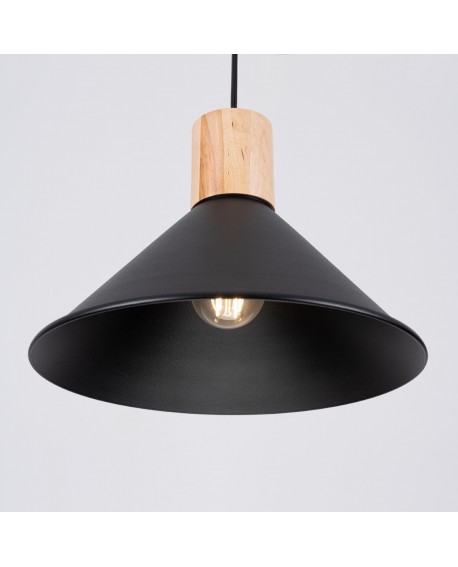 Lampa wisząca JAGA czarna Sollux SL.1320