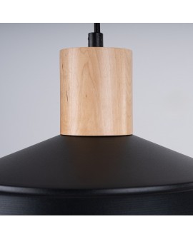 Lampa wisząca FANO czarna Sollux SL.1322