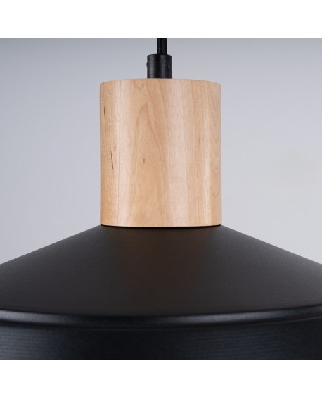 Lampa wisząca FANO czarna Sollux SL.1322