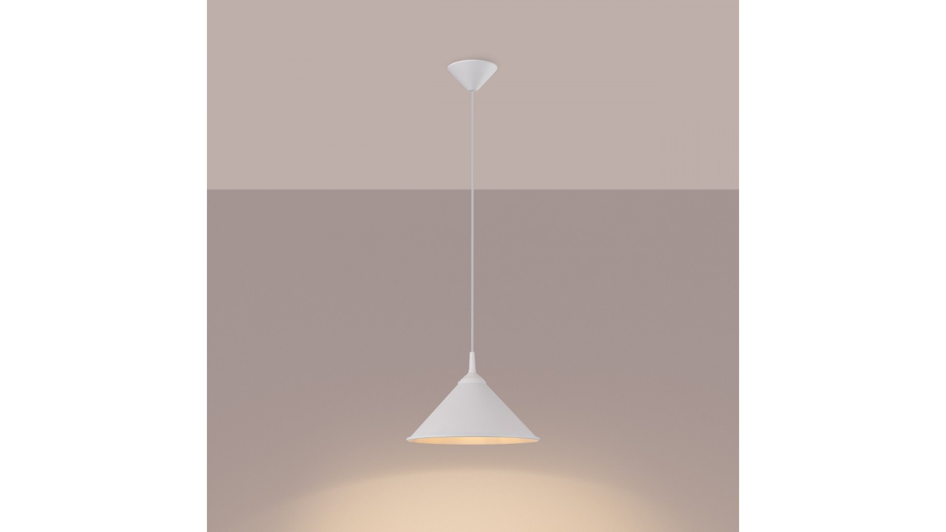Lampa wisząca ZUMA biała Sollux SL.1325