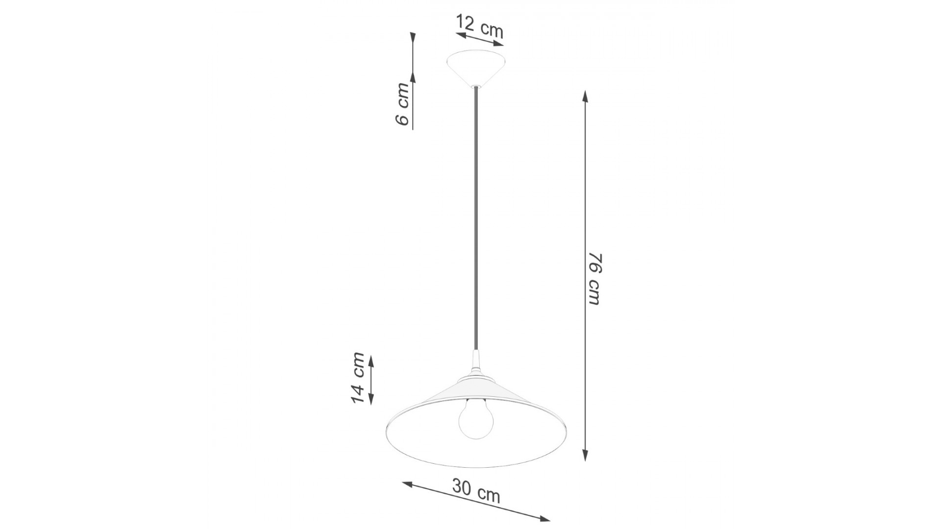 Lampa wisząca ZUMA biała Sollux SL.1325