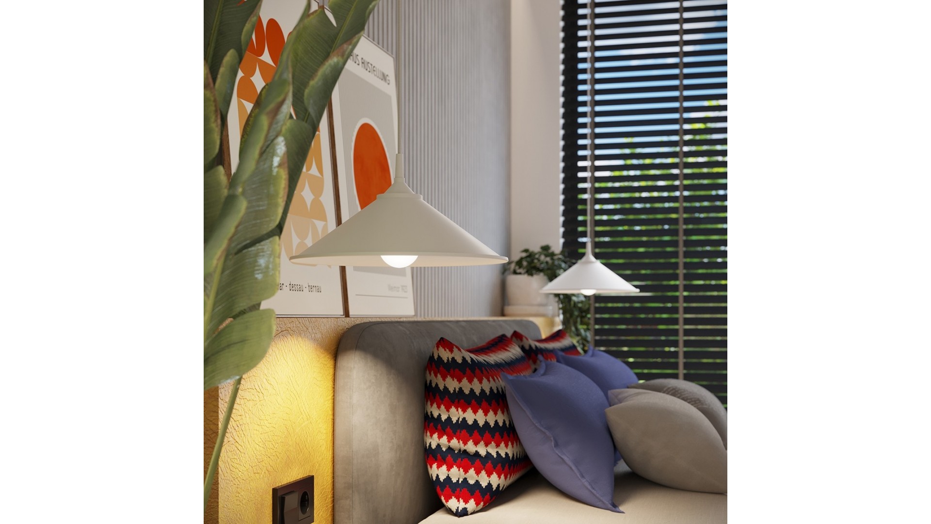 Lampa wisząca ZUMA biała Sollux SL.1325