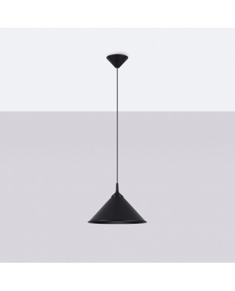 Lampa wisząca ZUMA czarna Sollux SL.1326
