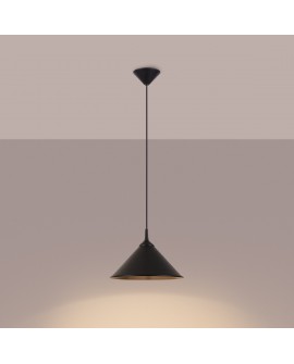 Lampa wisząca ZUMA czarna Sollux SL.1326